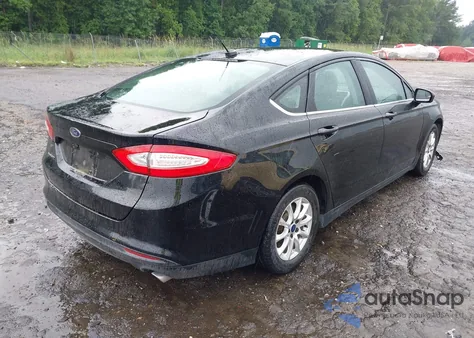 2016 Ford Fusion S из США, поврежденный, VIN 3FA6P0G70GR255496